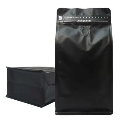 CRNA ALUMINIJUMSKA KESA SA RAVNIM DNOM SA VENTILA I POCKET ZIP BLACKALFLAT_115x215x80